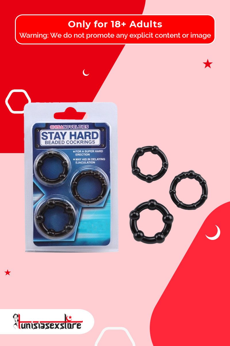 STAY HARD BEADED COCKRINGS CR-020 STAY HARD BEADED COCKRINGS CR-020