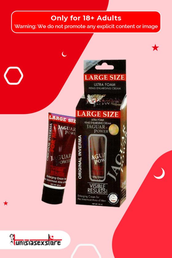 Jaguar Power Ultra Foam Penis Enlargement Cream 50ml PEC-001
