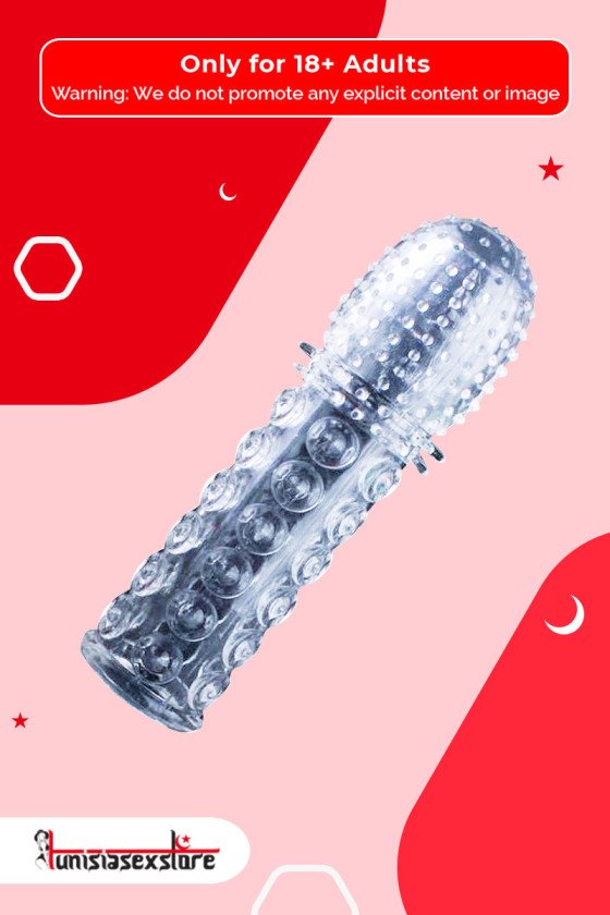 Crystal Penis Sleeve Textured Extension PES-021
