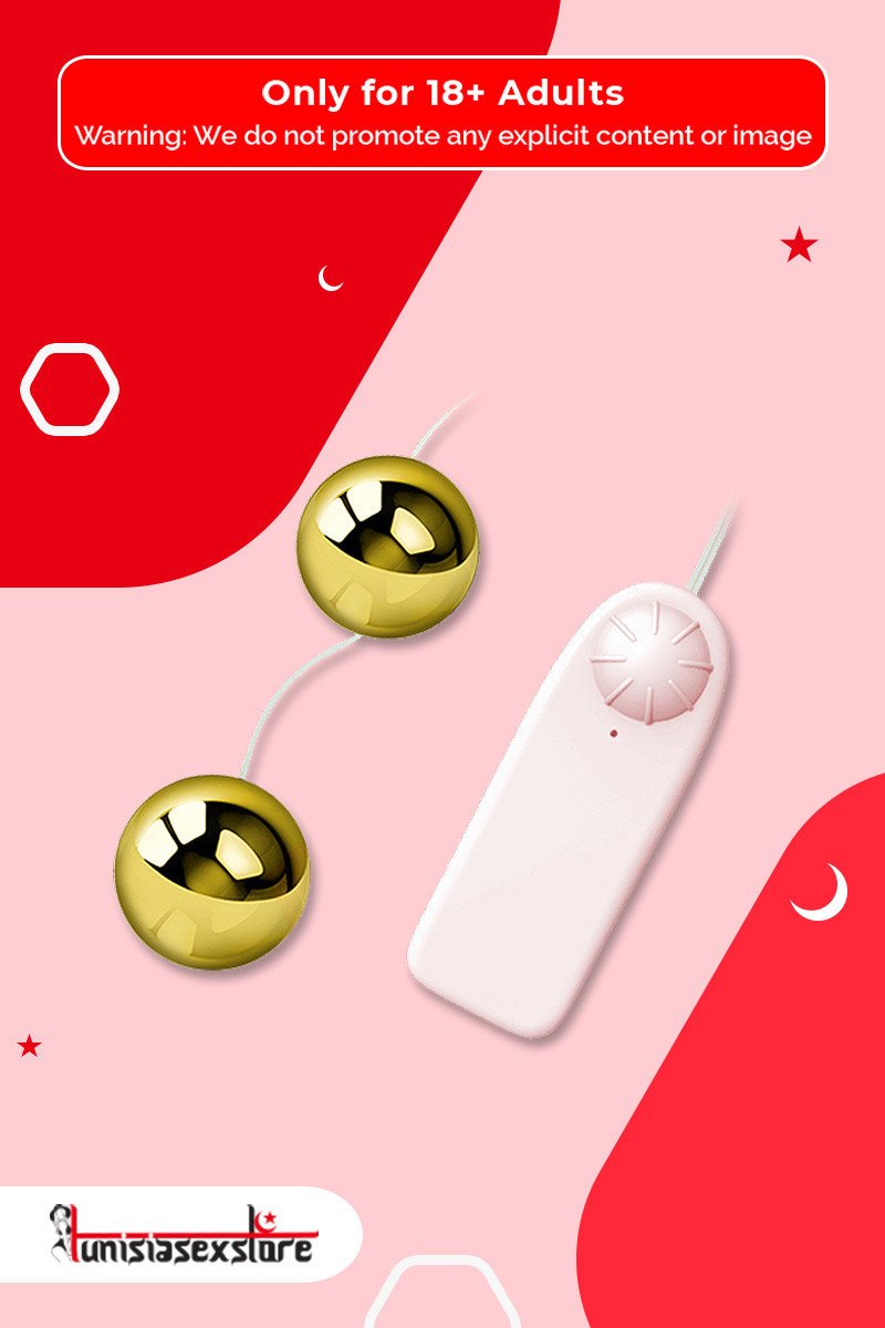 Multi Speed Golden Ben Wa Vibrating Balls Anal Vaginal BV-013